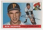 1955 topps baseball pirates bob skinner 88 rookie rc n