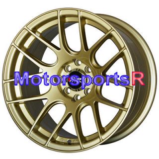   530 Gold Concave Rims Wheels Stance 4x100 98 Honda Civic Hatch SI EX