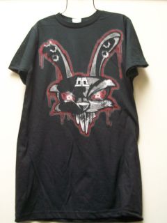   ( DubStep) Death Bunny  T Shirt Size Medium (vein of skrillex