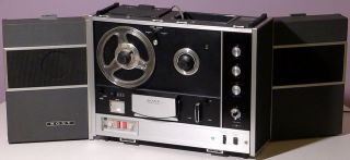 VINTAGE SONY STEREOCORDER TC 530 PORTABLE REEL TO REEL TAPE PLAYER 