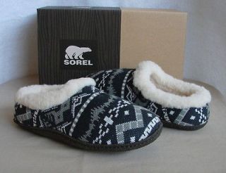 sorel nakiska knit slippers nib 7 8 9