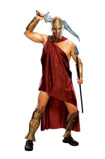 Deluxe Spartan Costume Helmet 300 Adult Mens Greek Warrior Gladiator