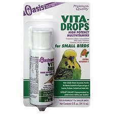 vita drops vitamins for small cage birds 80257 2oz time