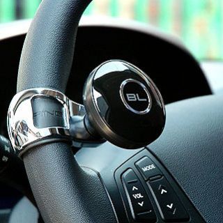 BlackLabel Steering Wheel Power Handle Safety Knob Clamp Spinner