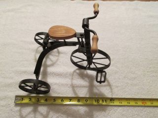 ANTIQUE TOY MINATURE TRI CYCLE~ HAND MADE~ UNKNOWN MAKER EXCELLENT 