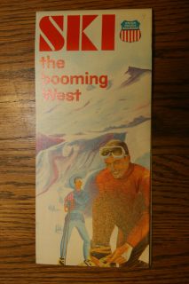 Vintage 1960s Union Pacific Railroad Ski The Booming West Travel 