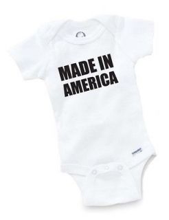   America Onesie Baby Clothing Shower Gift USA Pride Funny Cute Toddler