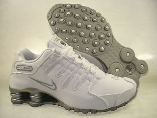 Nike Shox NZ SL White / Silver 366571 111 Running Womens Size