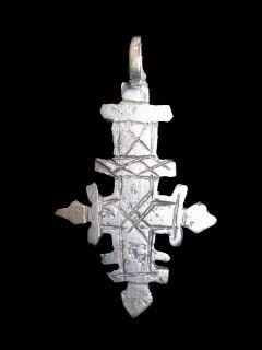 Small Ethiopian Coptic Cross Orthodox Pendant  Ethiopia African Beads