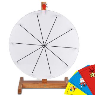 16 Prize Wheel Free Template DIY Design Tabletop Spin Game Trade Show 