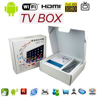 Android 4.0 1080P HD Smart TV BOX Network Google Media Player WiFi TV 