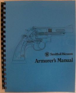 1984 smith wesson armorer repair manual revolvers 