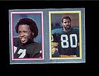 1984 LESTER HAYES JAMES LOFTON Oakland Raiders Green Bay Packers Foil 