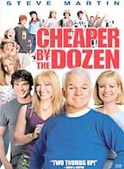 Cheaper by the Dozen Home Alone DVD, 2004, Side by Side Packaging 