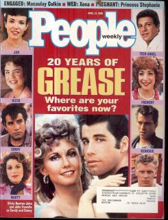   Magazine Macaulay Culkin Princess Stephanie John Travolta 4/13/98