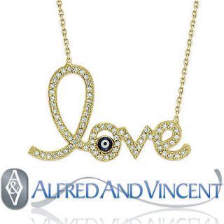   Flower Heart Charm Turkish Nazar 18k Gold 925 Sterling Silver Necklace