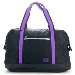 Brand New Adidas Gymteam Shoulder Hand Bag Black/Purple (W65032)