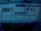 Stanley Bostitch RBK1 O ring kit for T40, T50, N50FN, N60FN, and 