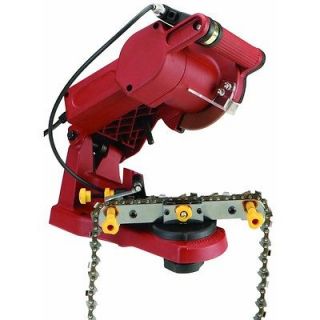 Electric Chain Saw Sharpener BENCH VISE WALL MOUNT FREE MULTIMETER 