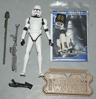 star wars clone wars phase 2 armor trooper loose complete  