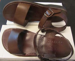 Brown Leather Biblical Jesus Sandals Sizes US 4.5 11 EU 36 45 Style 12