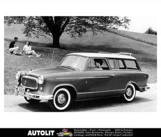1960 rambler american super station wagon factory photo time left