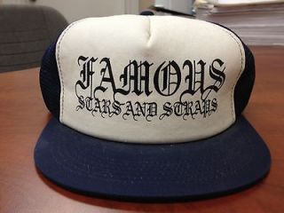Famous Stars & Straps Snap Back Blue Trucker Hat [Adjustable] FSS