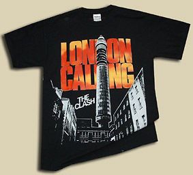 the clash london calling punk anarchy t shirt all sizes