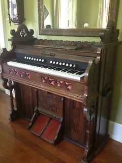 Early 1900s Antique Reed Pump Organ Cornish Co, Great condition!