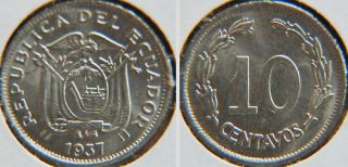 Coins & Paper Money  Coins World  South America  Ecuador