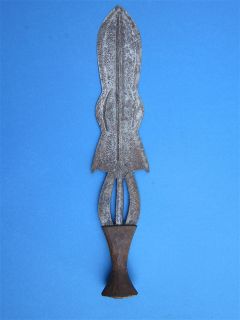 antique ngombe dagger knife african congo from switzerland time left