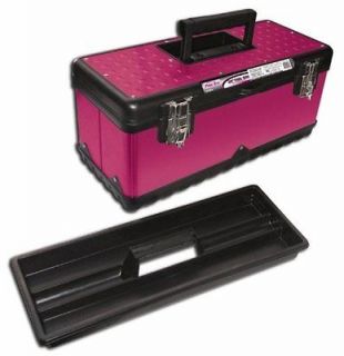 The Original Pink Box PB20MTB 20 Inch Steel Tool Box Pink