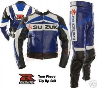   Leather SUIT Racing Biker SUIT Motorbike Jacket Trouser S M L XL