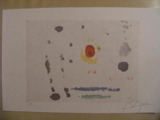 joan miro lithography from italy  0 99