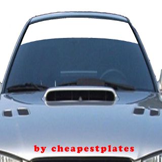 plain white sun strip screen visor car van cheap bay large 1300x190 