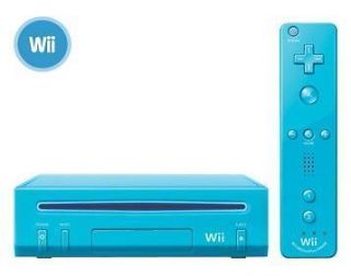 Newly listed New in Box   Limited Edition Blue Nintendo Wii console 