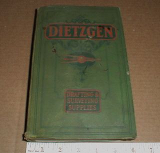   dietzeng co catalog blue print drafting surveying supplies vintage
