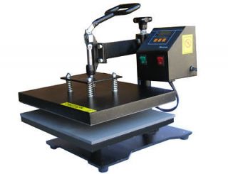 Digital 15W x12D Swing Away T Shirt Heat Press Heat Transfer Machine 