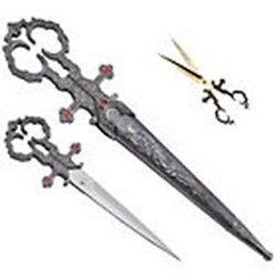 ATHAME RITUAL DAGGER SCISSORS WICCA PAGAN ALTER WITCHCRAFT CEREMONIAL