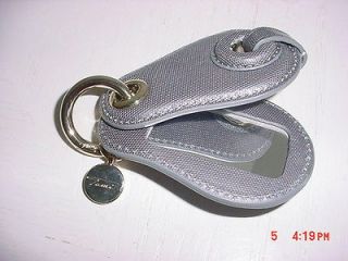 tumi 41723 grey mirror key ring key fob time left