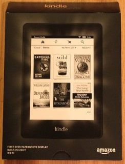 New Sealed  Kindle Paperwhite 2GB, Wi Fi, 6in, Special offers 