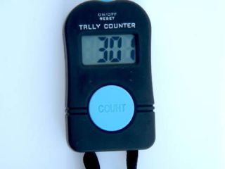 Tally Counter Score Keeper Hand Held Golf Lap Inventory digital LCD 