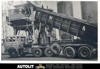 1978 berliet tr250 6x4 tandem dump truck factory photo time