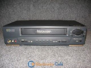 Emerson Video Cassette Tape Recorder Player VHS VCR EWV601B Tested *No 