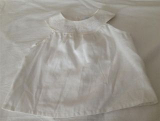 tartine et chocolat baby girls sz 6 months cream off white top blouse 