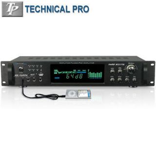 technical pro 1500w am fm tuner w hybrid amplifier time