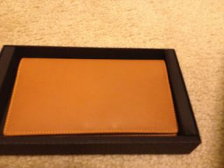   DIARIES 2CC BROWN NATURAL LEATHER WALLET ADDRESS NOTE CHECK BOOK