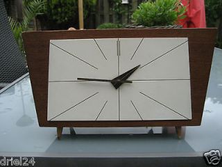 real art deco mantel clock brand hermle from netherlands time