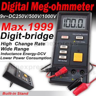 Digital Insulation Megohm Tester Resistance Meter Megger Megohmmeter 