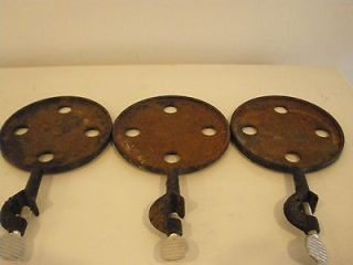 lot of 3 round 5 inch laboratory lab clamps fisher